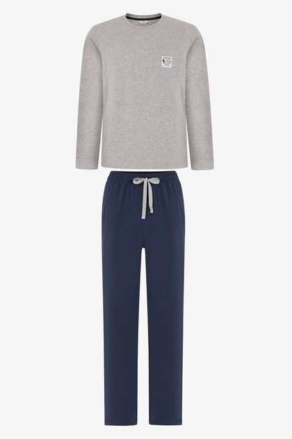 Men's Timber Mist Pants Long Sleeve Pajama Set