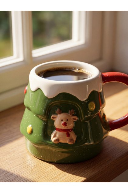Mixed New Year's Themed Mug 403 ml (W6)