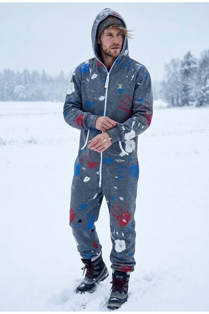 Hooded Detailed Women's Jumpsuit with Fleece-Lined Pockets Inside.