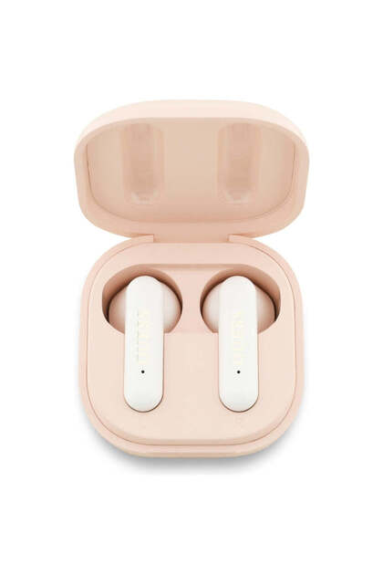 Căști wireless 4G cu logo metalic (GUTWSJ7HE4GP), Bluetooth, True Wireless Stereo, USB-C, intraauriculare, alb;roz;auriu - alb;roz;auriu