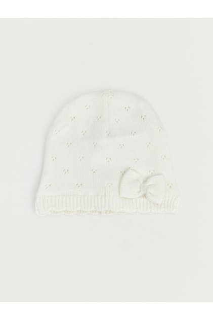 I Bow Detailed Baby Girl Beanie from Freezen Store