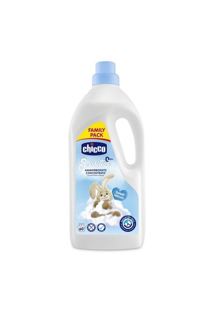 Balsam de rufe delicat pentru copii, Sensitive Sweet Talcum, 1.5L, 60 de spălări