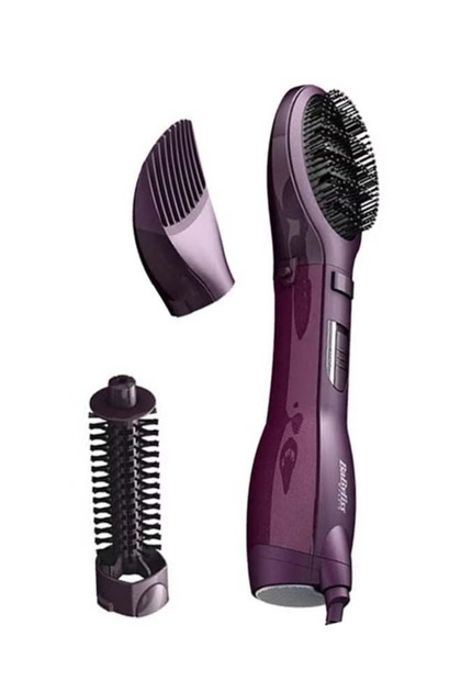 Paddle Pro Air Styler | 1000W Powerful Styling Unisex Hairbrush | Dual Speed Temperature Setting Hair Dryer & Volumizer with Cool Air Button | Ionic Tech for Shiny Hair – AS115SDE Purple