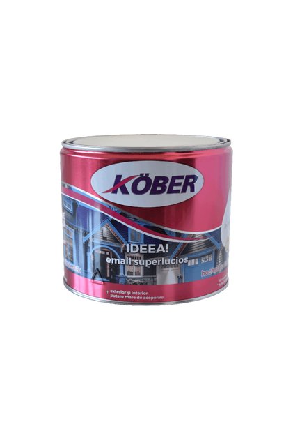 IDEE! Email super lucios 2.5L, alb polar / E51101-C2.5L
