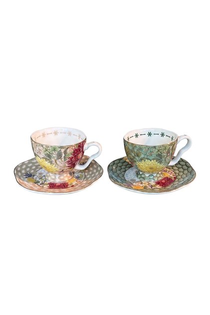Laverna Bone 2-Piece Coffee Cup Set, 90 ml