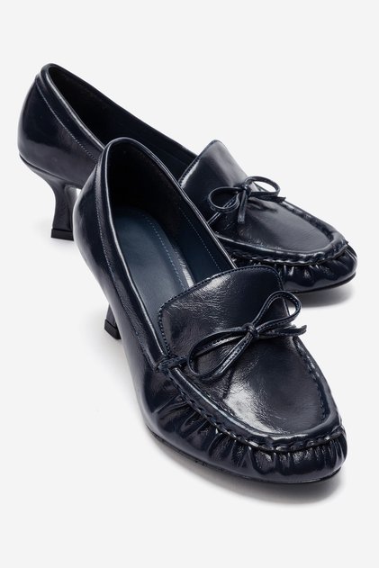 TINLEY Navy Blue Women's Heeled Shoes