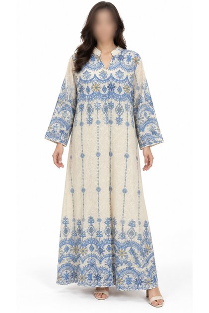 Embroidered Kuvaiyya Jalabiya | Elaa