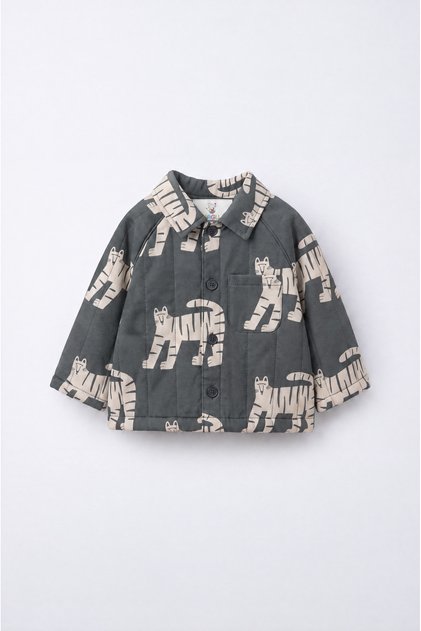 Boys' Jacket with Tiger Print