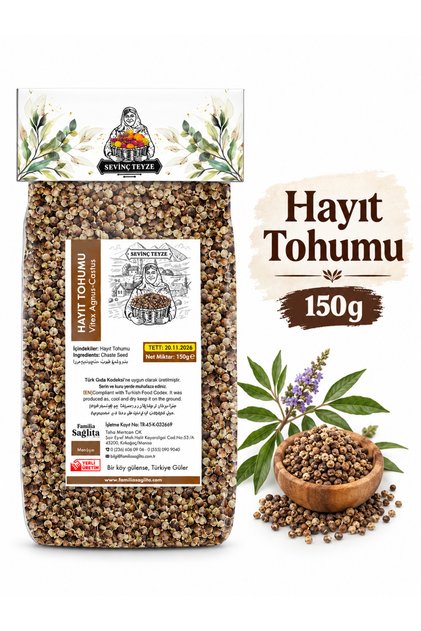 Sevinç Teyze Hayıt Tohumu 150g - Chasteberry, Chaste Seed