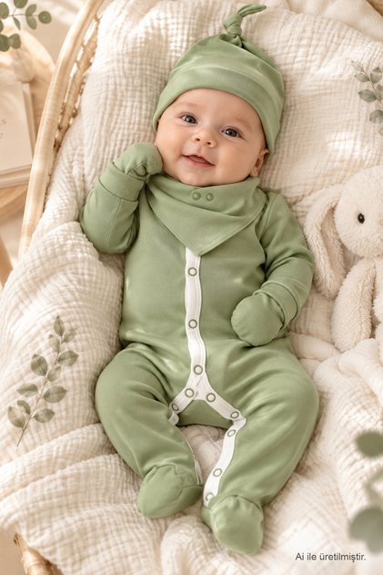 Mint Newborn Mini Set - 4-Piece Gift Set for 0–3-Month-Old Babies