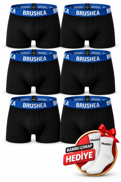 Premium Men's Boxer Brief 6-Pack – Cotton-Stretch Fabric, Stretch Waistband, Non-Riding Solid Color Boxer Briefs