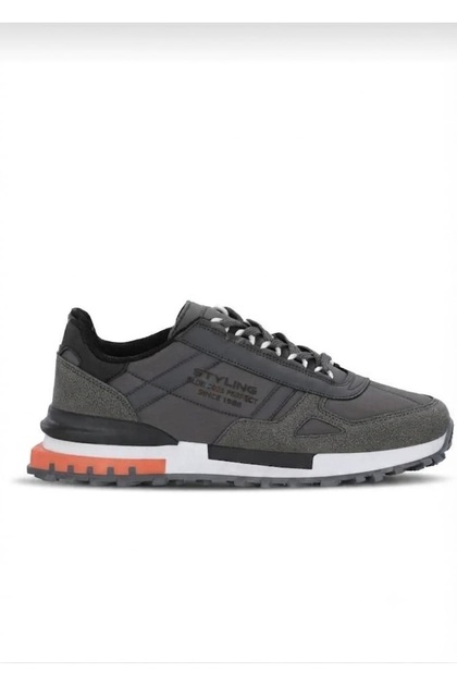 Men's Daily Parachute Material Sneaker Shoes Colorful Non-Slip Thick Sole-Smoked