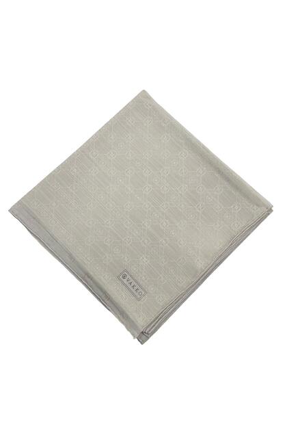 Cotton Silk Scarf - New Hologram - Light Stone