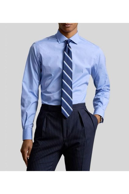 Italian Cut Baby Blue Men's Shirt