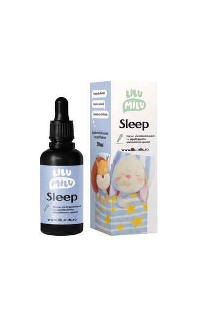 Sleep - supliment alimentar cu melatonina, magneziu si plante, 30 ml