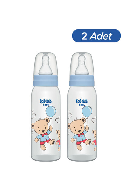 Klasik Pp Biberon 250 ml - Mavi ( 2'li Set )