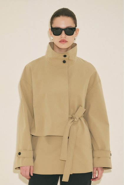 Ria Design Trench Coat Sand