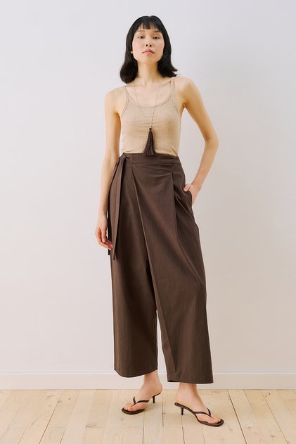 ANVELOP CLOSING PANT BROWN