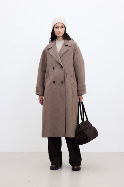 Italian Kaşe Premium Coat Mink