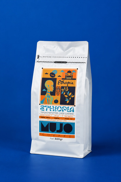 Ethiopia Yirgachefeffe Cher Cherre Whole Bean Coffee - 500g