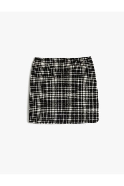 Mini Skirt Elastic Waist Slim Fit