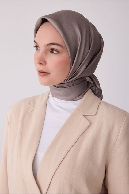 Silk Scarf - 4305-06 Light Gray Twill