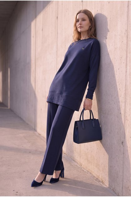 Crystal Fabric Grass Detail Trouser Suit