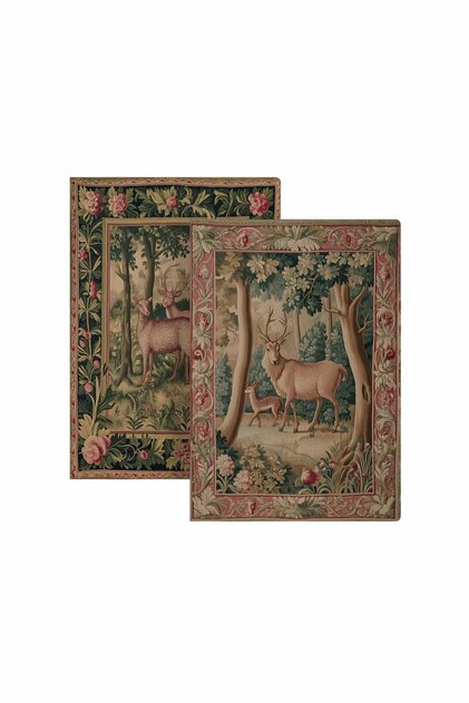 A5 Unlined Double Notebook Set - Journal, Collage, and Notepad 15X21Cm Second Ceylanlar