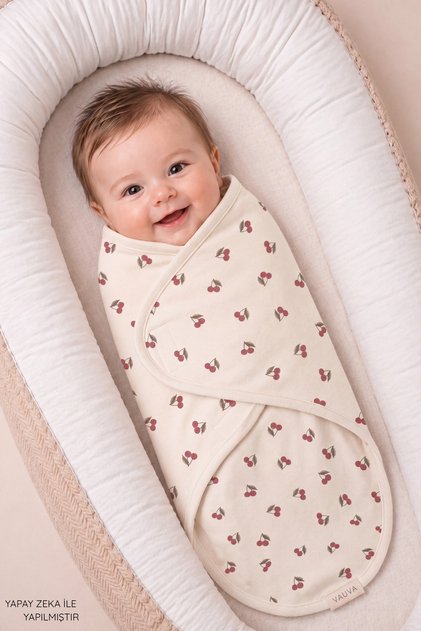 100% Cotton Baby Swaddle 0–3 Months Onesie