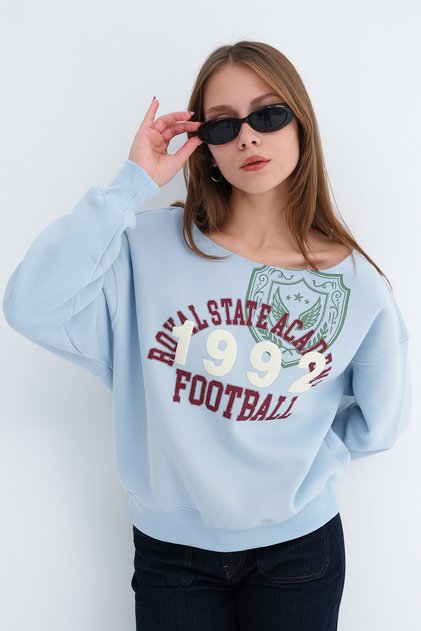 Printed Brushed Inside Sweatshirt S2005