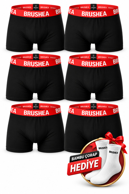 Premium Men's Boxer Brief 6-Pack – Cotton-Stretch Fabric, Elastic Waistband, Non-Riding Solid Color Boxer Briefs