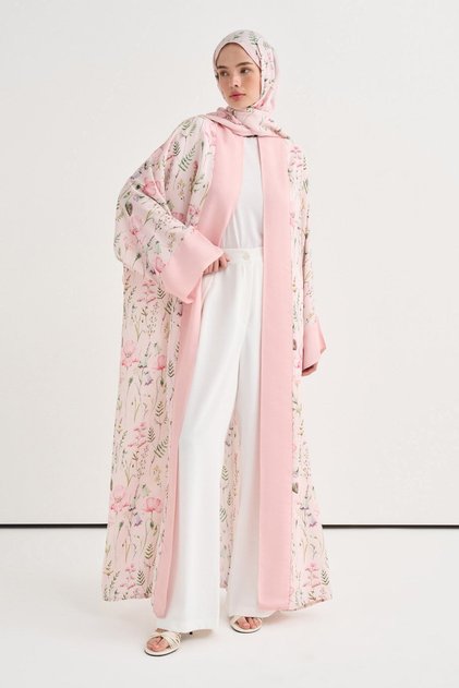 Camelia Floş Abaya Pink