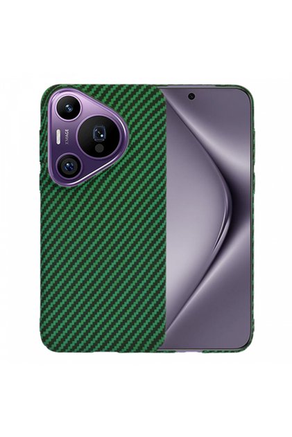 Husa pentru Pura 70 Pro, Techsuit, Carbonite FiberShell, Verde
