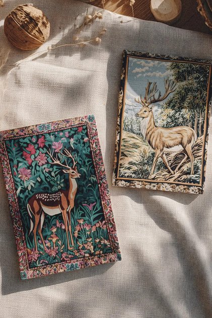A5 Unlined Double Notebook Set - Journal, Collage, and Notepad 15X21Cm Ceylanlar