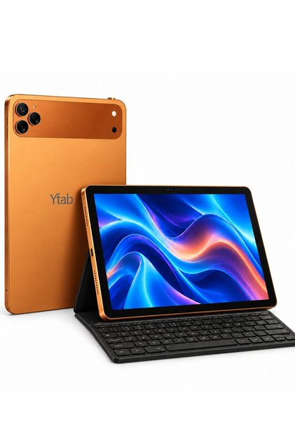 YTAB Y90 Pro Kids Tablet, 10.1-Inch 5G Android Tablet, 1TB Storage, 24GB RAM, Complete Accessory Set with Keyboard, Mouse, Stylus Pen & Protective Case