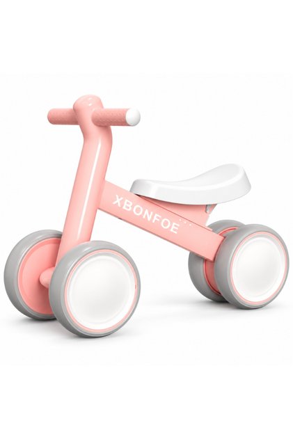 Lightweight Balance Bike for Toddlers, Kids Ride-On Toy with Adjustable Seat and Frame, Soft Cushioned Saddle and Easy Assembly