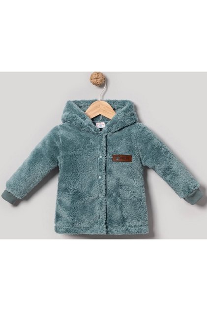 Welsoft Baby Kids Snap Fastener Hooded Cardigan