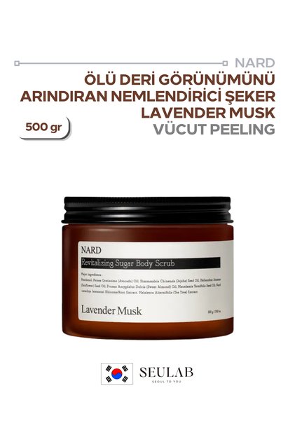 Revitalizing Sugar Body Scrub Lavender Musk Canlandırıcı Şekerli Vücut Peelingi Lavanta ve Misk