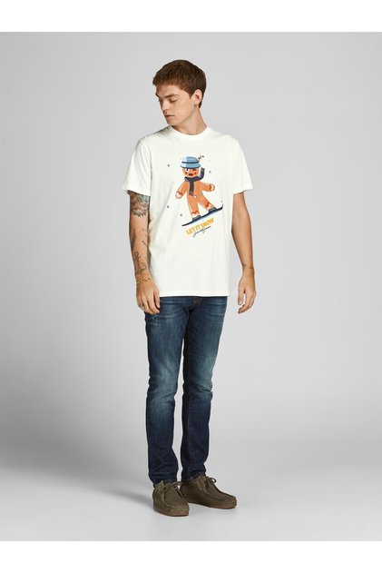 JACK JONES MEN'S T-SHIRT12198770-DANCER