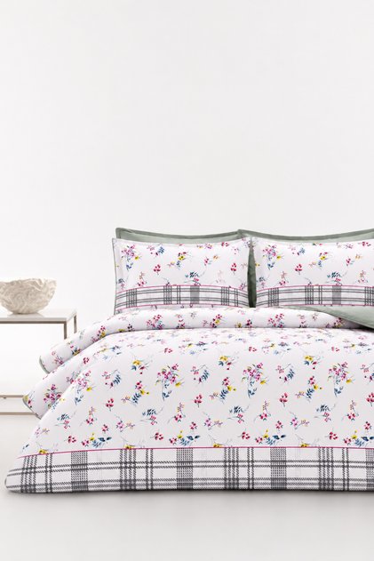 Elastic Sheet Duvet Cover Set Single Size Chitir White