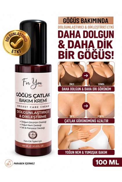 Plumping, Lifting Breast Stretch Mark Care Cream L Lifting & Plumping Appearance Enhancer 100 ml