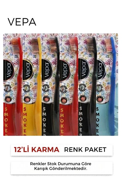 12 Pack Toothbrush Smoker Extra Hard
