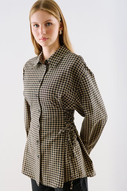Belden Binding Detail Shirt Black