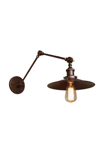 S Copper Antique Three Joint Acrobat Sconce 23 Cm Width