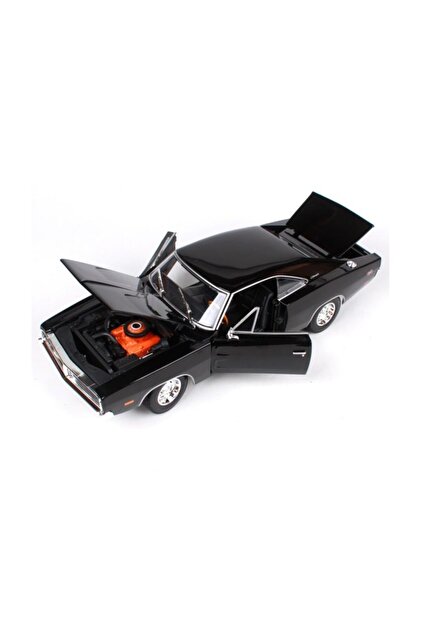 Sunman Newray 1969 Dodge Charger R/t 1/25 Siyah Model Araba