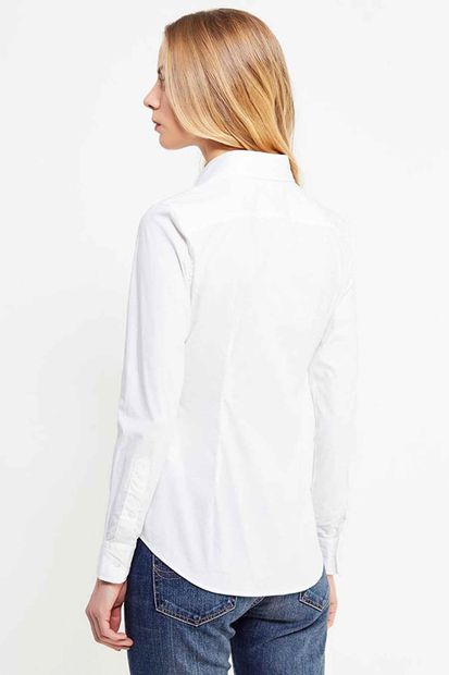 Polo Ralph Lauren Kadın Beyaz Gömlek 4483975610420 - 5