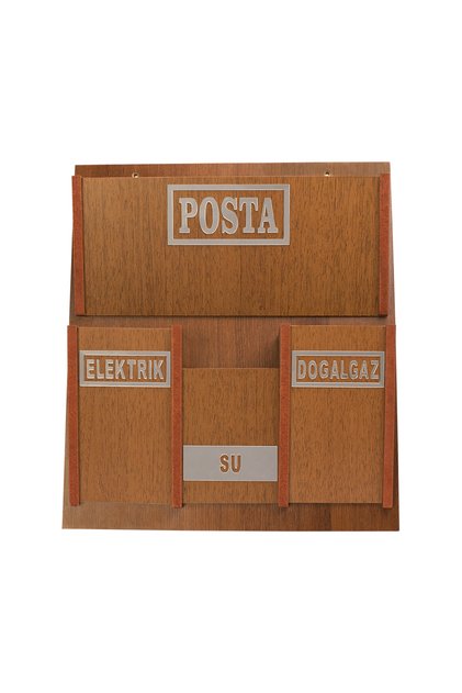 Wooden Common Invoice And Mailbox 2 Colors Walnut Maple