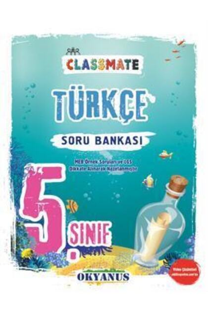 5. Sınıf Classmate Türkçe Soru Bankası Okyanus Yayıncılık 2020 2021
