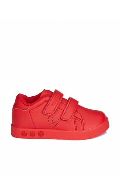Vicco Oyo Işıklı Unisex Bebe Kırmızı Sneaker - 3