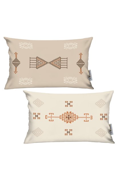 Scandinavian Bohemian Ethnic 2-Piece Throw Pillow Cover